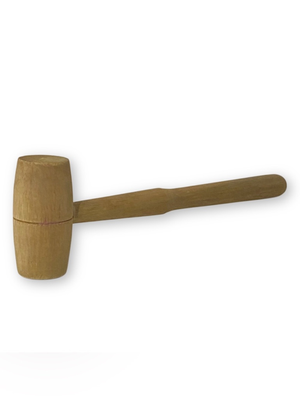 Tinkertoy Vintage 1970s Wooden Mallet Hammer Wood Toy Hammer Tool